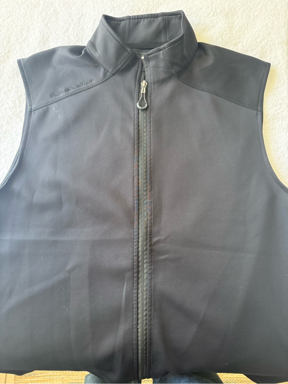 Men's Black Softshell Vest